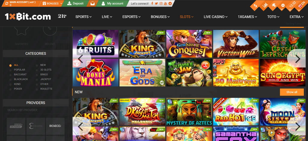 1xBit Casino Cripto – Sin KYC, más de 20 criptomonedas y Uncrossable Rush