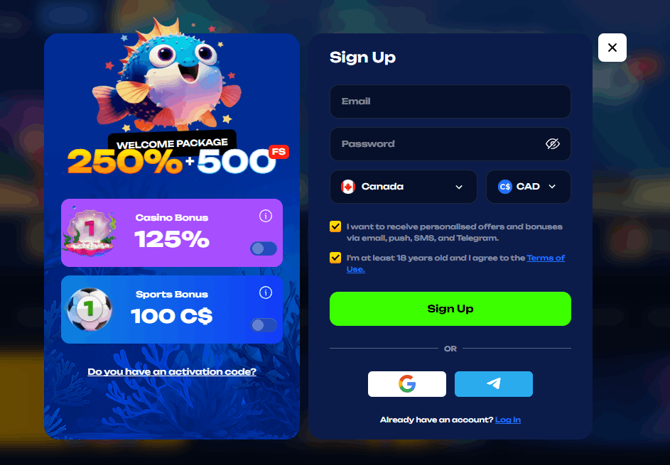 Cómo Registrarse en Fugu Casino – Paso a Paso